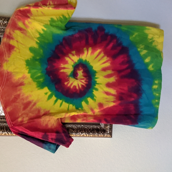 🌈14-16, unisex Fruit of the Loom, tie dye Bahamas t-shirt 100% cotton - Picture 5 of 5